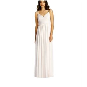 Jenny packham Lux chief dress W/beaded Straps in blush color